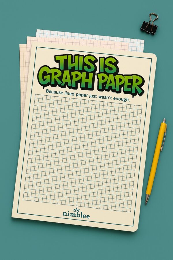 This Is Graph Paper — Printable Neon Set