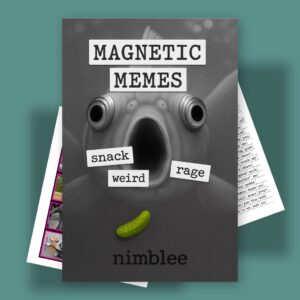 Magnetic Meme Kit – Deluxe Printable Word Tiles + Props + Meme Cards | Funny Fridge Magnets,  Whiteboard & Locker Set